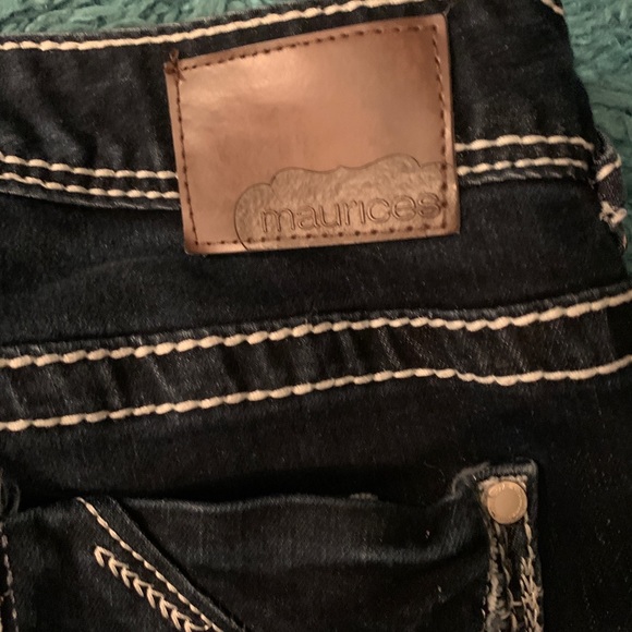 MAURICES Black denim size 7/8 regular - Picture 6 of 7